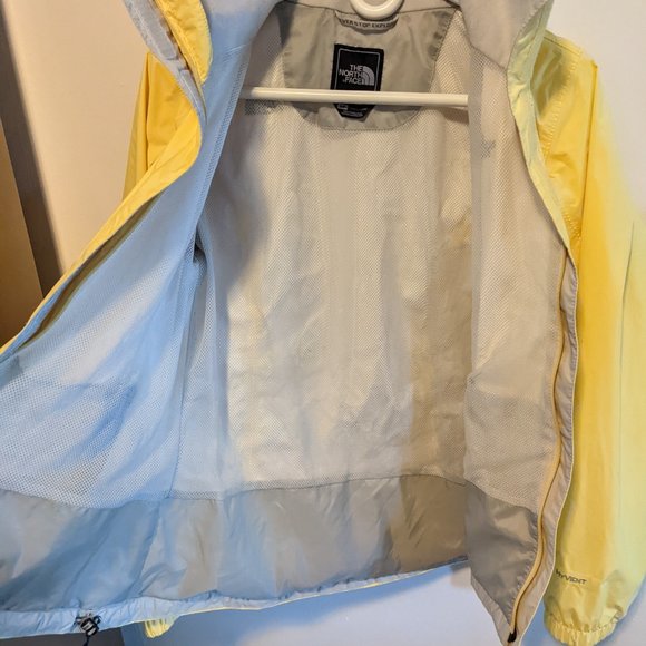 Yellow The North Face Rain Coat Jacket - Picture 3 of 11